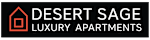 A logo for Desert Sage Luxury Apartments.