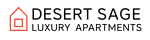 The image is a logo for a company named Desert Sage Luxury Apartments.