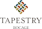 A logo with the words Tapestry Bocage.