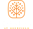 A logo with a tree and the words Oakley at Deerfield.