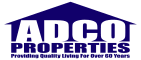the logo for aac co properties providing quality living for over 60 years