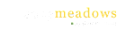 The image is a logo for a company named Rocky Meadows that deals with apartments and homes.