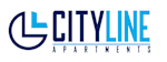 Cityline Apartments logo with a blue and black color scheme.