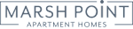 A logo for Marsh Point Apartment Homes.