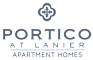 A logo for "Portico at Lanier Apartment Homes" is displayed.