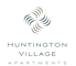 Huntington Village Apartments logo with a stylized feather design.