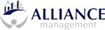 The image is a logo for a company named "Alliance Management".