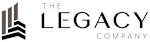 The logo for The Legacy Company features a stylized building.