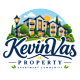 The image is a logo for Kevin's Property, apartment community.