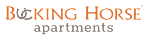 A logo for Bicking Horse Apartments.