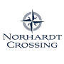 the logo for north crossing with a star within a circle