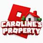 A 3D rendered image of a house with the text "CAROLINE'S PROPERTY" in front of it.
