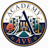 The image is a logo for the Academy Ave.