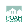A logo with the text "POAH COMMUNITIES" and a graphic of a house.