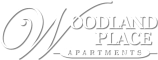 Property Logo at Woodland Place Apartments, Midland, Michigan, 48640