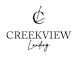 A logo with a stylized letter C and the words Creekview Landing.