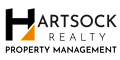 The image is a logo for Hartsock Realty Property Management.