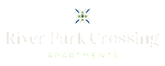 A logo for River Park Crossing Apartments is displayed.