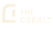 A logo with a large letter C and the words 'The Cobalt' written in white.