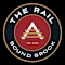 The logo for The Rail Bound Brook shows a train on a red background.