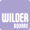 A purple background with the words "WILDER SQUARE" in green.