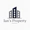 A logo for Ian's Property featuring a building.