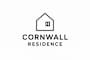 A logo for Cornwall Residence features a stylized house above the company name.