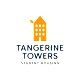 A graphic of a building with the words "Tangerine Towers" and "Student Housing" below it.