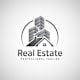 a logo template for real estate professional building logo