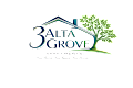 A logo for "3ALTA GROVE Apartment" with a house and tree design.