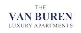 The logo for van Buren luxury apartments.