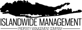 a silhouette of a map of the island with the words landslide management