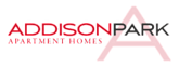 The image is a logo for Addison Park Apartment Homes.