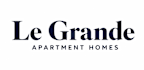 The image is a logo for Le Grande Apartment Homes.