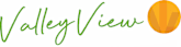 A logo with the text Valley View in green.