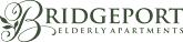 The image is of a logo for Ridgeport Elderly Apartments.
