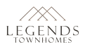 The image is a logo for Legends Townhomes.