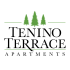 a green logo with the words texting terrace apartments on it