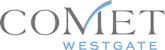The image is a logo for a company named COMET WESTGATE.