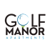The image is a logo for Golf Manor Apartments.