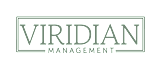 A logo with the words "Viridian Management" in a serif font.
