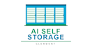 A logo for AI self storage in Clermont.