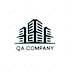 A logo for QA Company features a stylized building.