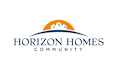The image is a logo for a company named Horizon Homes Community.