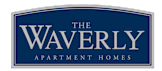 The Waverly Apartment Homes sign.