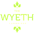 The Wyeth logo with a green background.