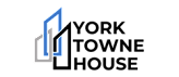 The image features a logo with the text "York Towne House" alongside a graphic element.