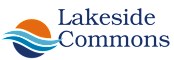 the logo for lakeside commons