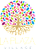 A logo with a tree and the words "La Plaza Village" in front of it.