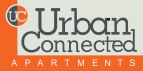 a graphic with the utc logo and the words urban connected apartments